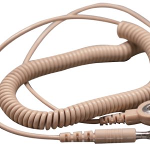 Wrist Band Coil Cord, Snap & Straight Banana Plug