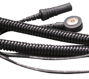 Wrist Band Coil Cord, Buttons & Banana Jack